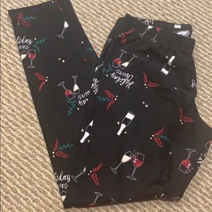 Holiday Cheer Leggings NWT